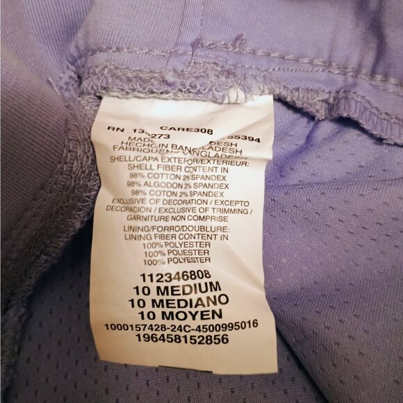 Lee Lavender, Purple, Skort, Sz 10/M, Hi Rise, New - Picture 6 of 6